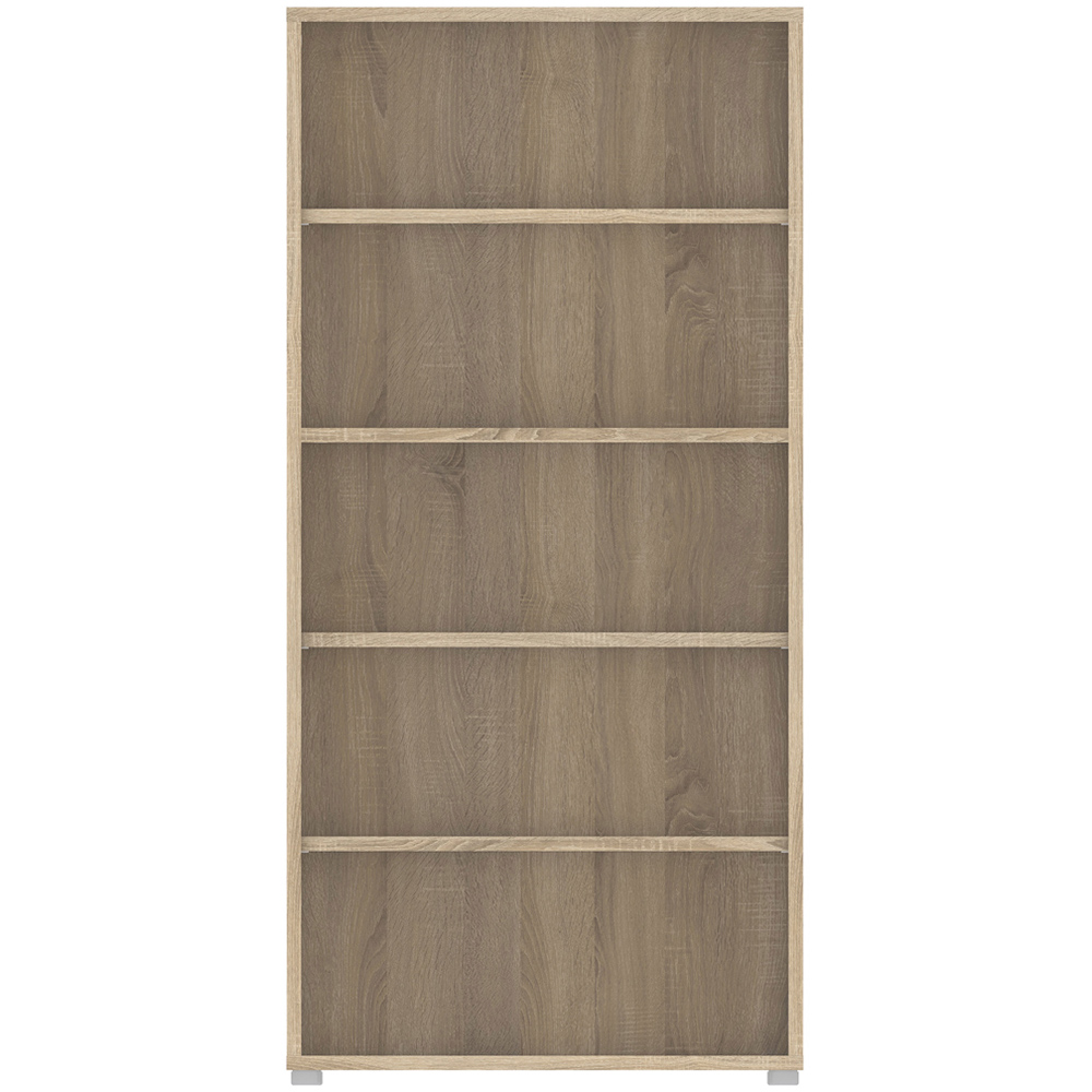 Florence 4 Shelf Oak Bookcase Image 3