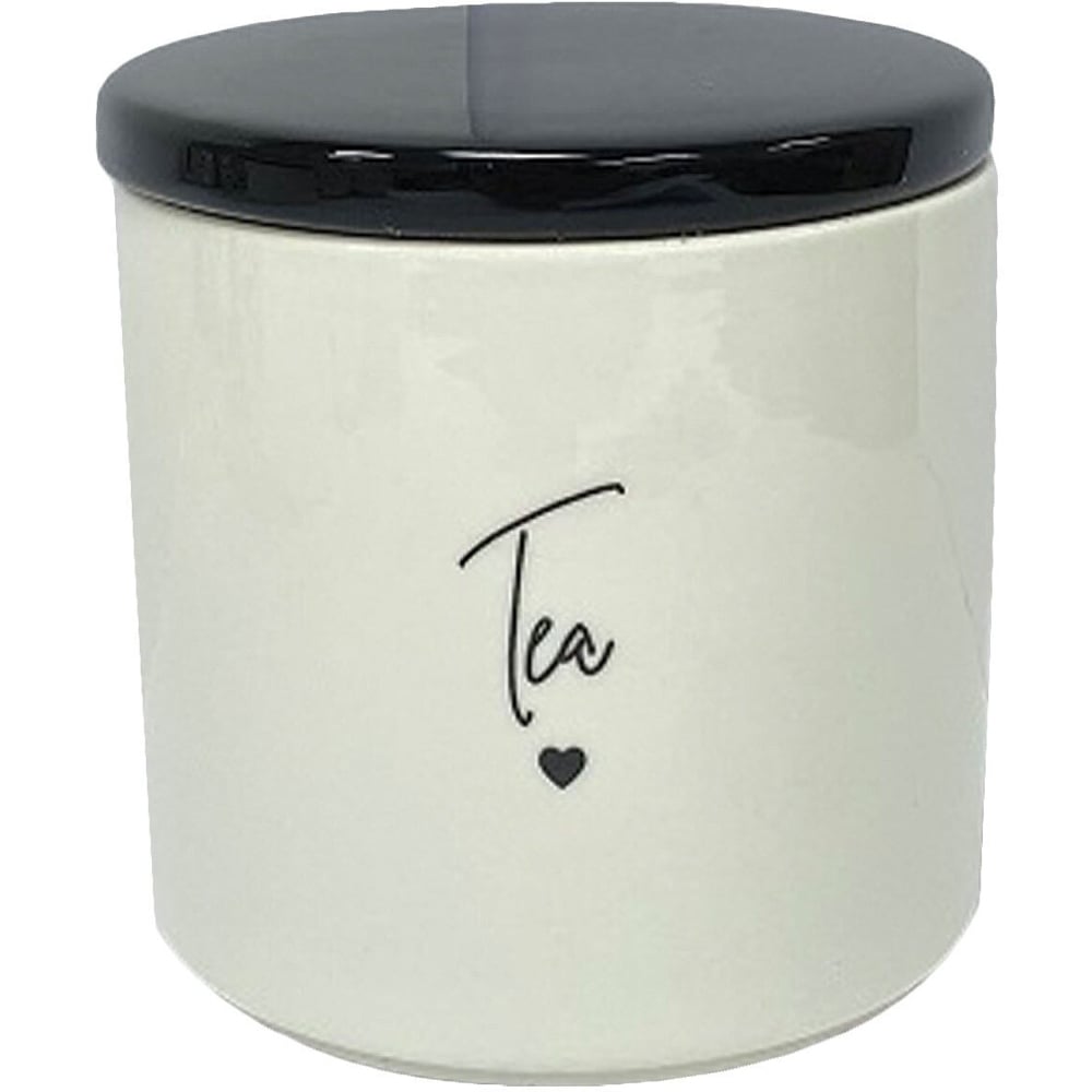 Monochrome Small Single Tea Canister Image