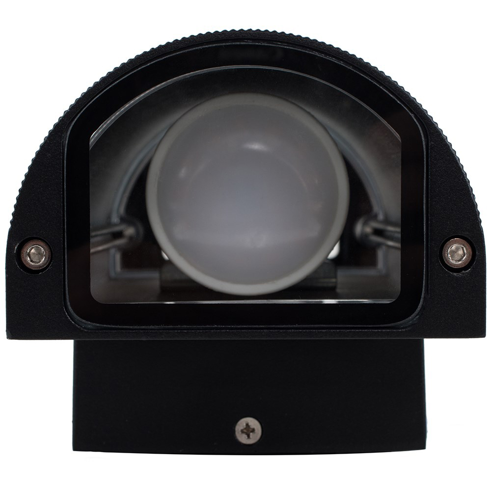 ValueLights Ryston 2 Pack Black Wall Fitted Light Image 3