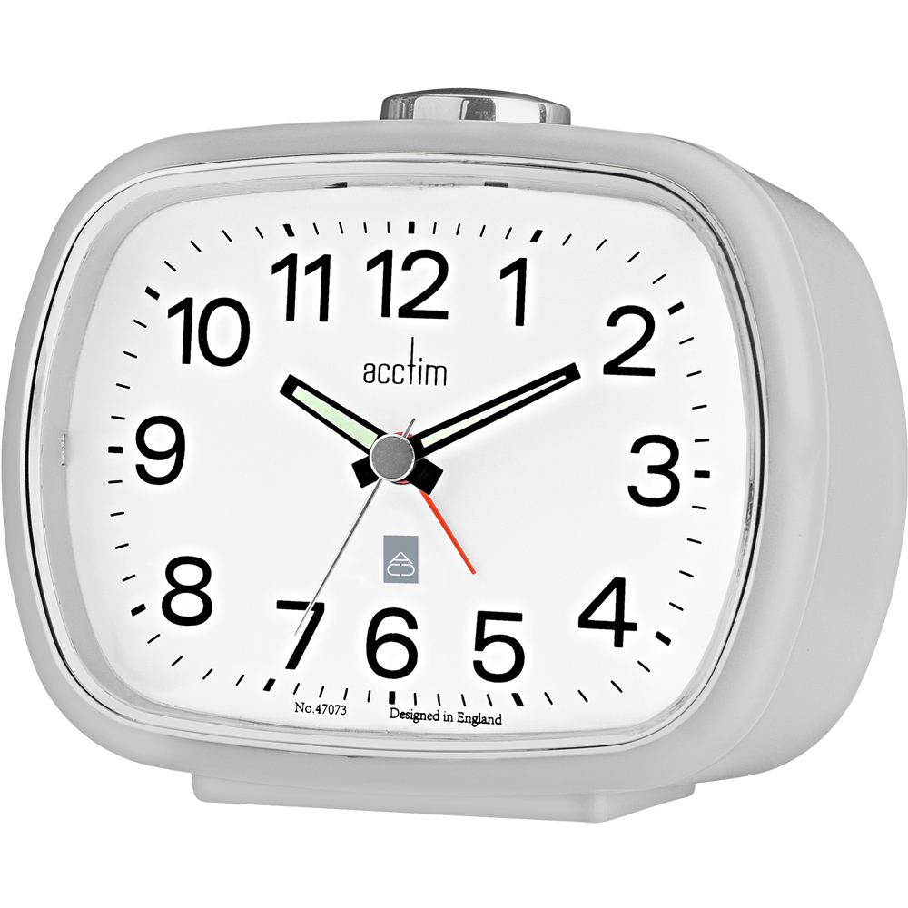 Acctim Camille Grey Alarm Clock Image 2