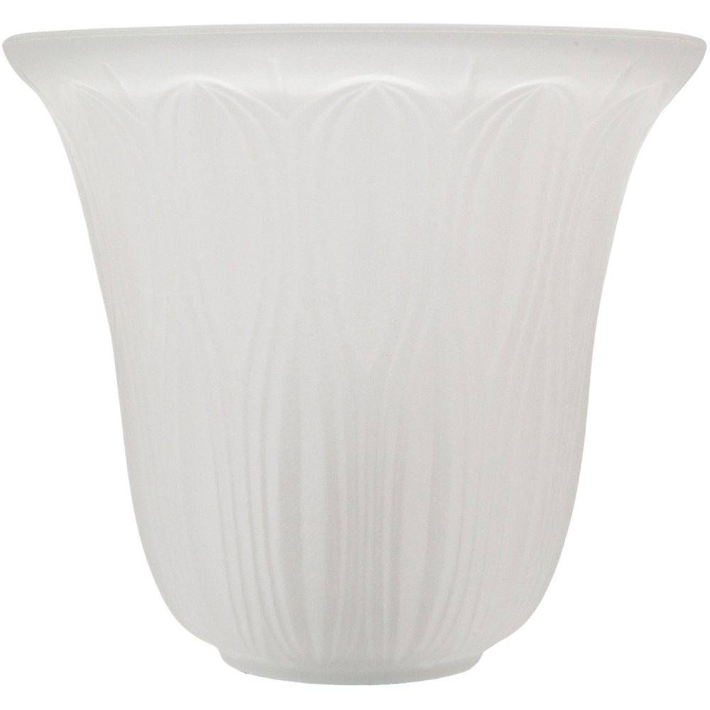 Happy Homewares Frosted Etched Glass Shade 2 Pack Image 4