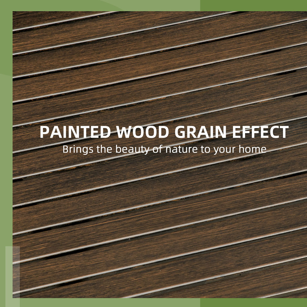 Outsunny Brown Round Garden Side Table Image 7