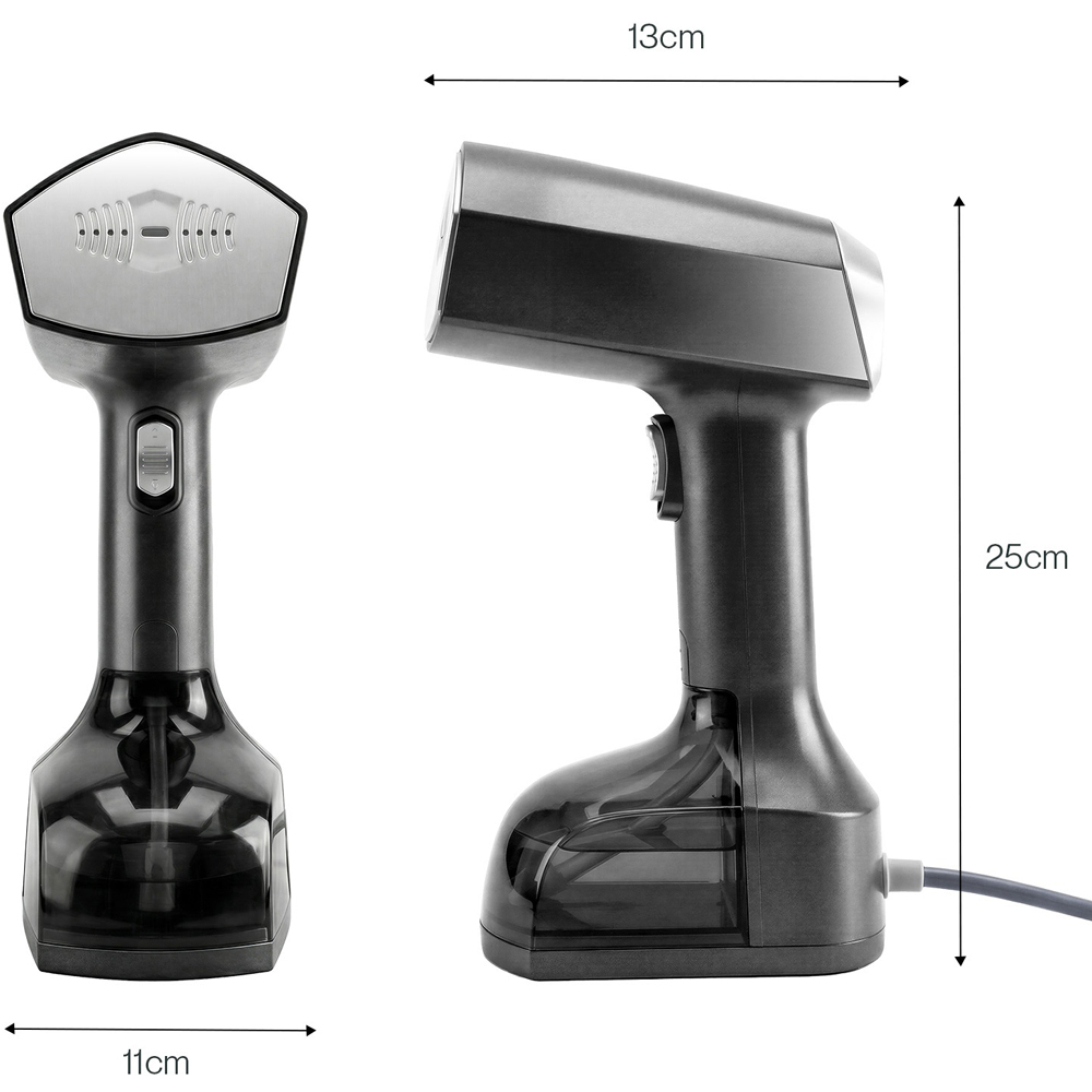 Spector SM2006-BK-UK Portable Handheld Fast Heat Garment Steamer with Measuring Cup 1800W Image 9