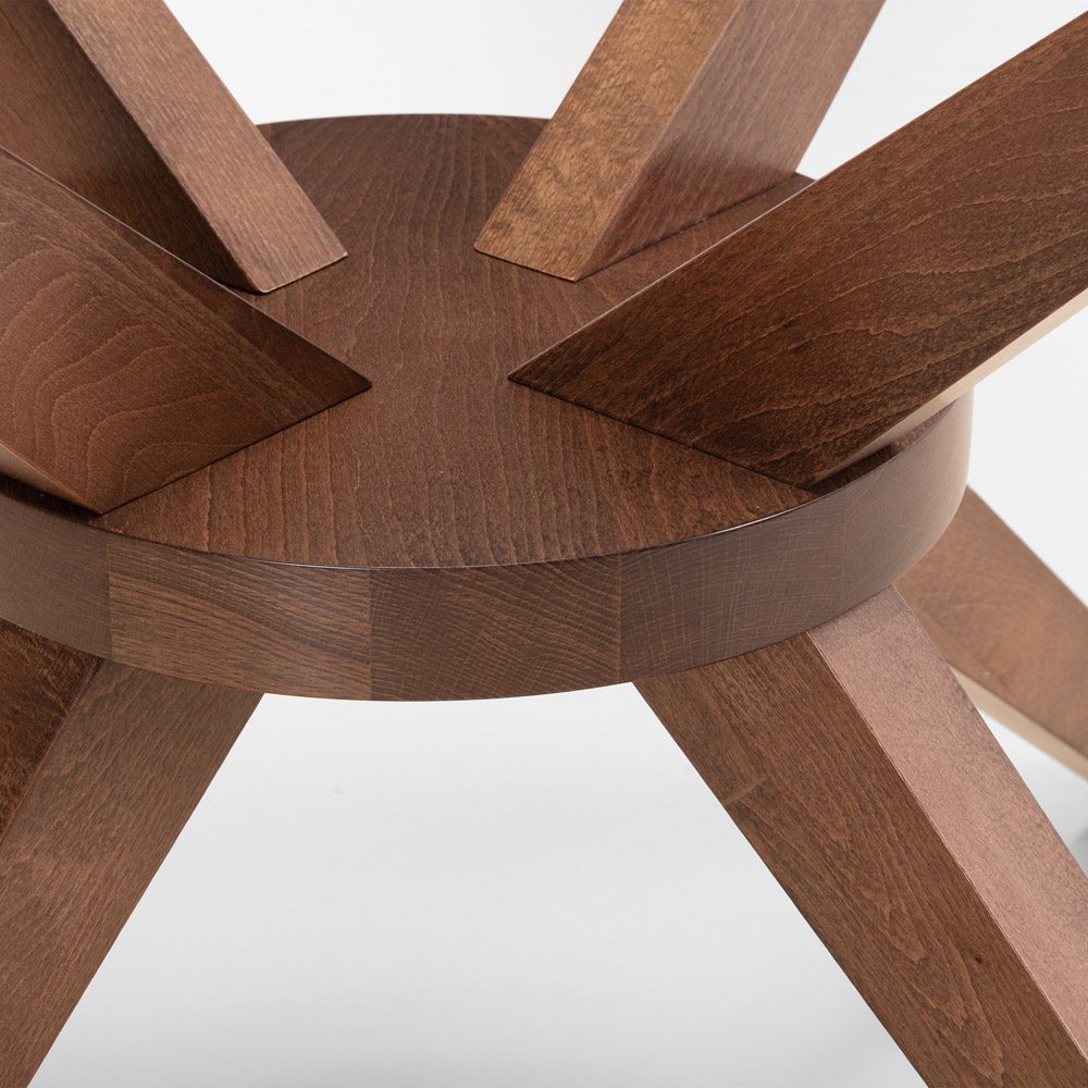 Julian Bowen Chelsea 4 Seater Round Glass Table Image 5