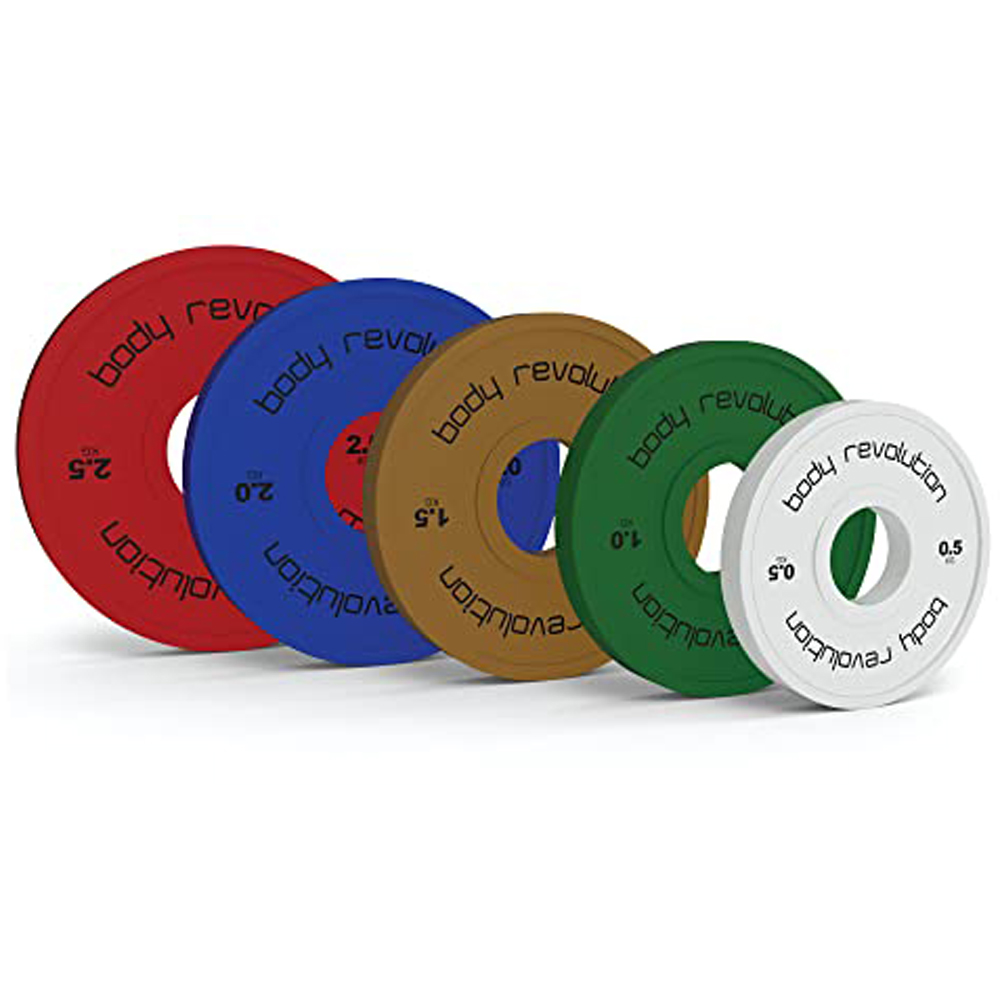 Body Revolution Fractional Bumper Plates 0.5kg 2 Pack Image 4