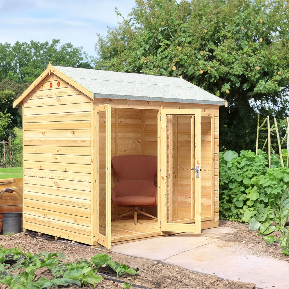Shire Mayfield 8 x 6ft Double Door Traditional Summerhouse Image 6
