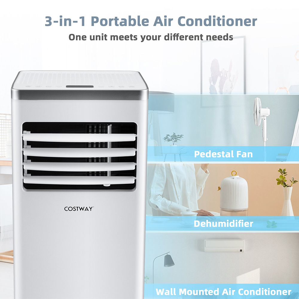 Costway 7000BTU Portable Air Conditioner with Remote Control Image 6