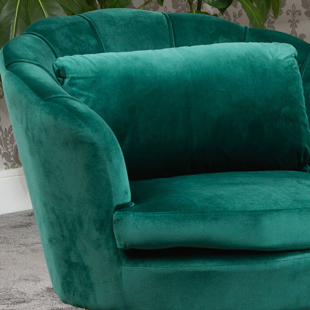 Artemis Home Benicia Green Accent Petal Chair Image 2