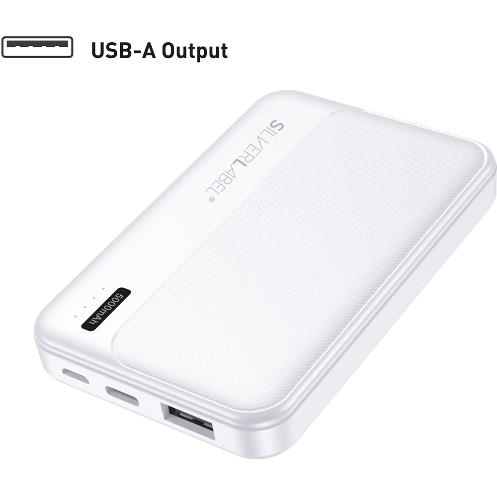 SilverLabel E71022251 White Power Bank 5000mAh Image 6