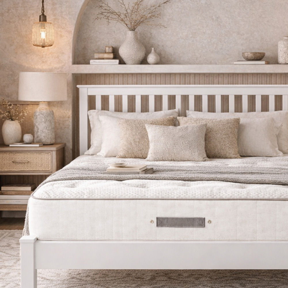 Aspire Classic King Size Medium Comfort Cashmere Wool Pocket Spring Mattress Image 4