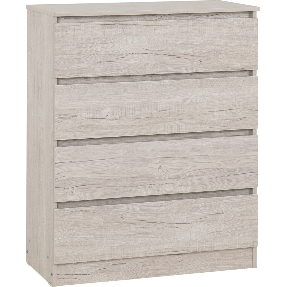 Seconique Malvern 4 Door Wardrobe Urban Snow Bedroom Furniture Set Image 5
