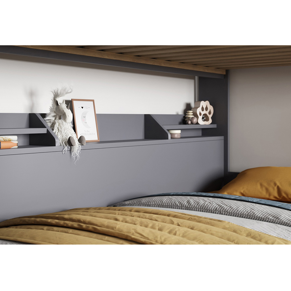 Flair Slick Grey Staircase Bunk Bed with Storage Image 3