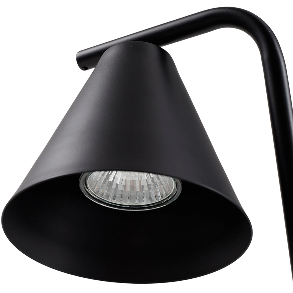 Living and Home Black Minimalist Dimming Candle Warmer Lamp Image 4