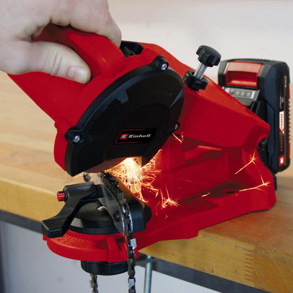 Einhell Power X-Change GE-CS 18 Li-Solo Cordless Chain Sharpener Image 2