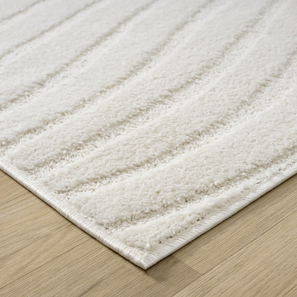 Desire Rugs Aya Cream Embossed Waves Rug 160 x 230cm Image 6