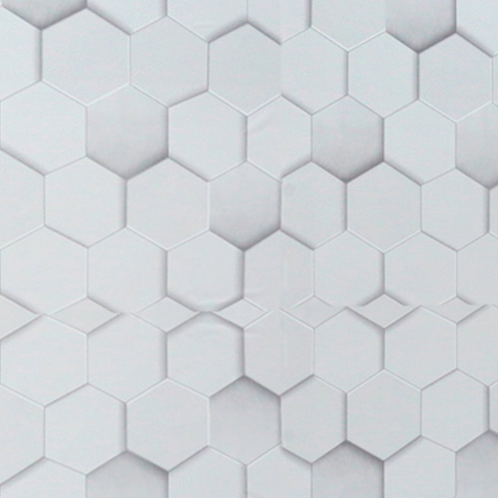 Living and Home PVC 3D Hexagonal Wallpaper Image 1