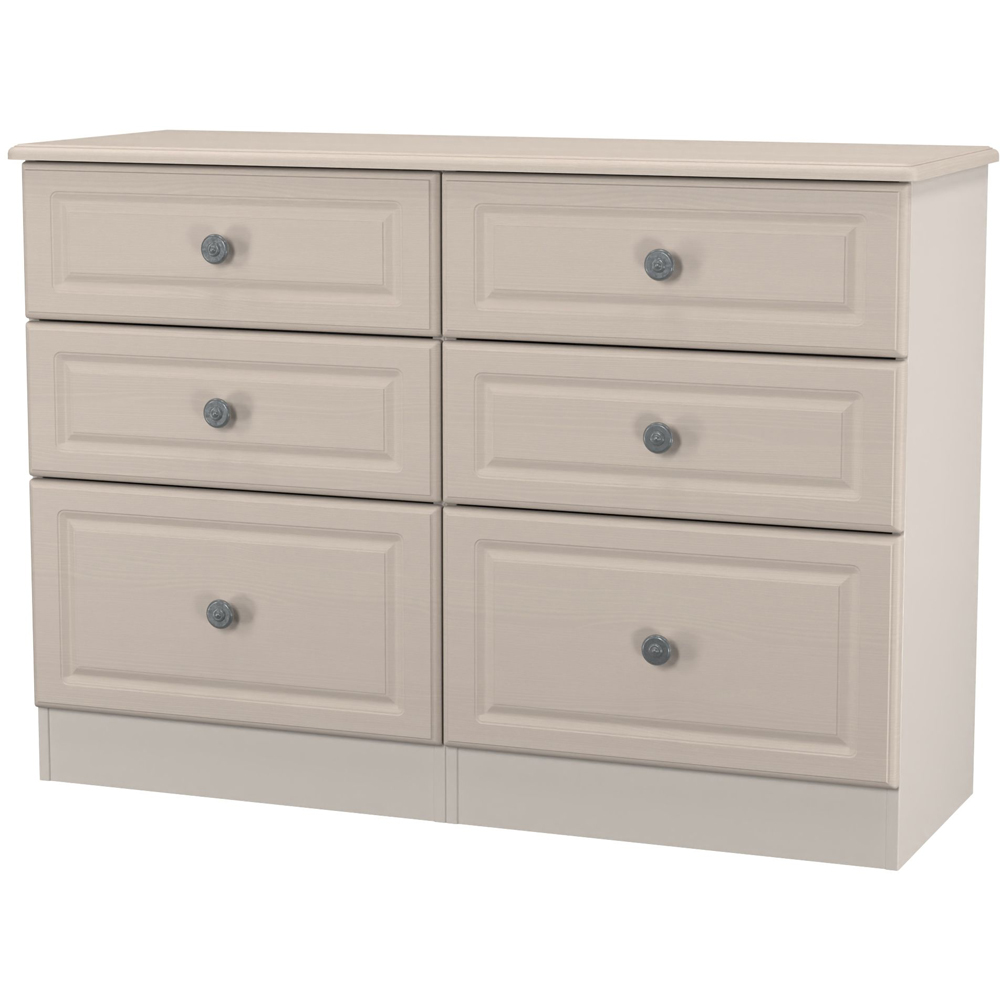 Crowndale Pembroke 6 Drawer Kashmir Ash Wide Chest of Drawers Ready Assembled Image 3