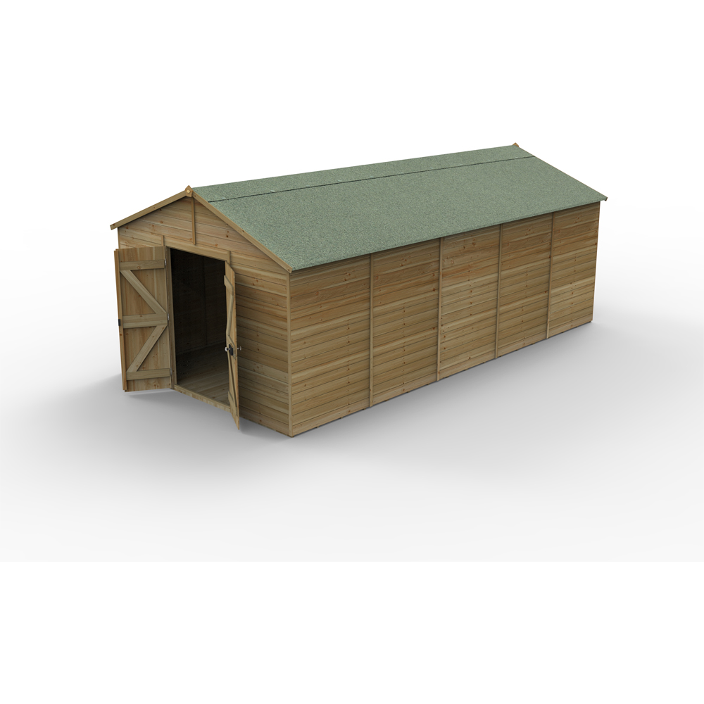 Forest Garden Timberdale 10 x 20ft Apex Shed Image 3