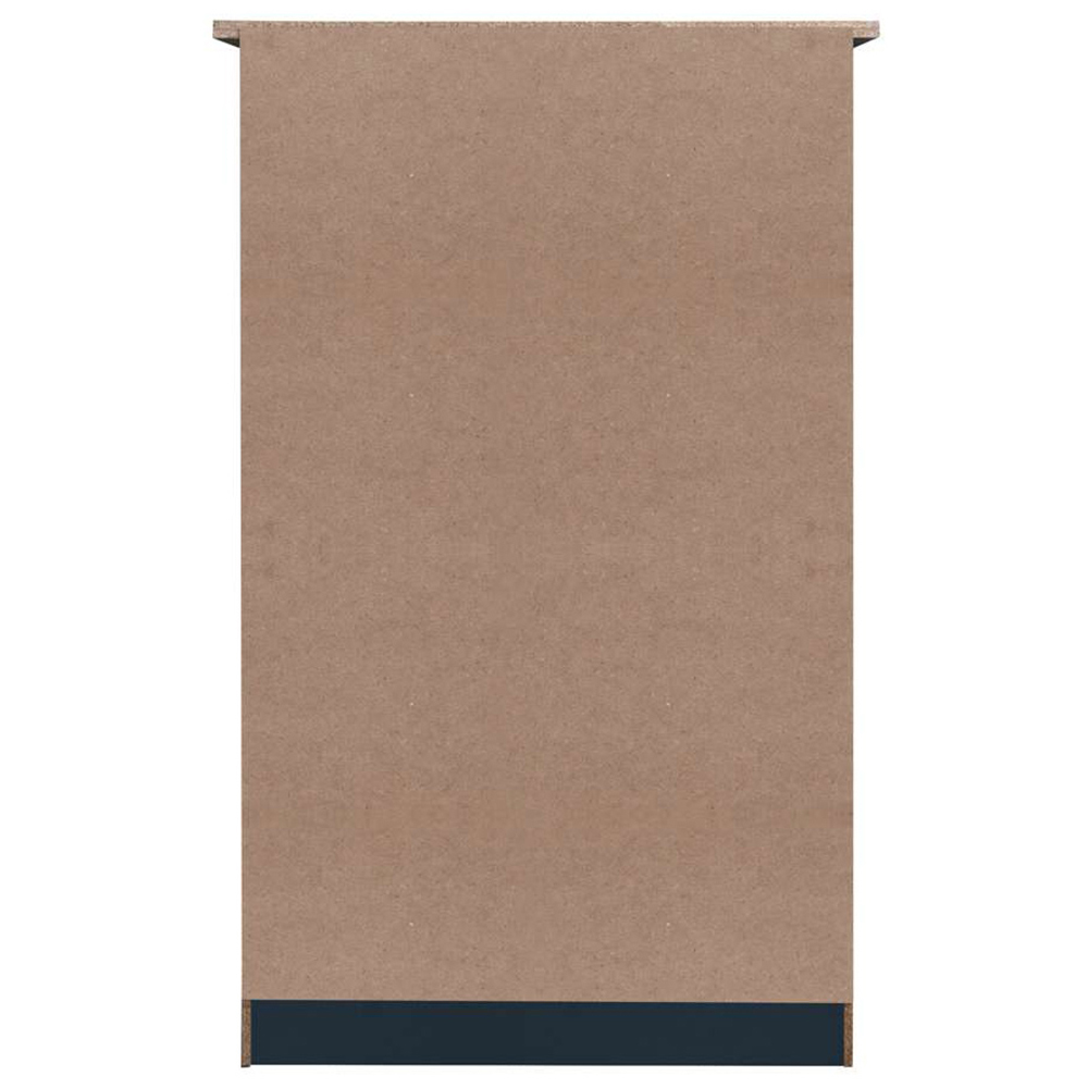 Highgate 3 Door Navy and Oak Wardrobe Image 5