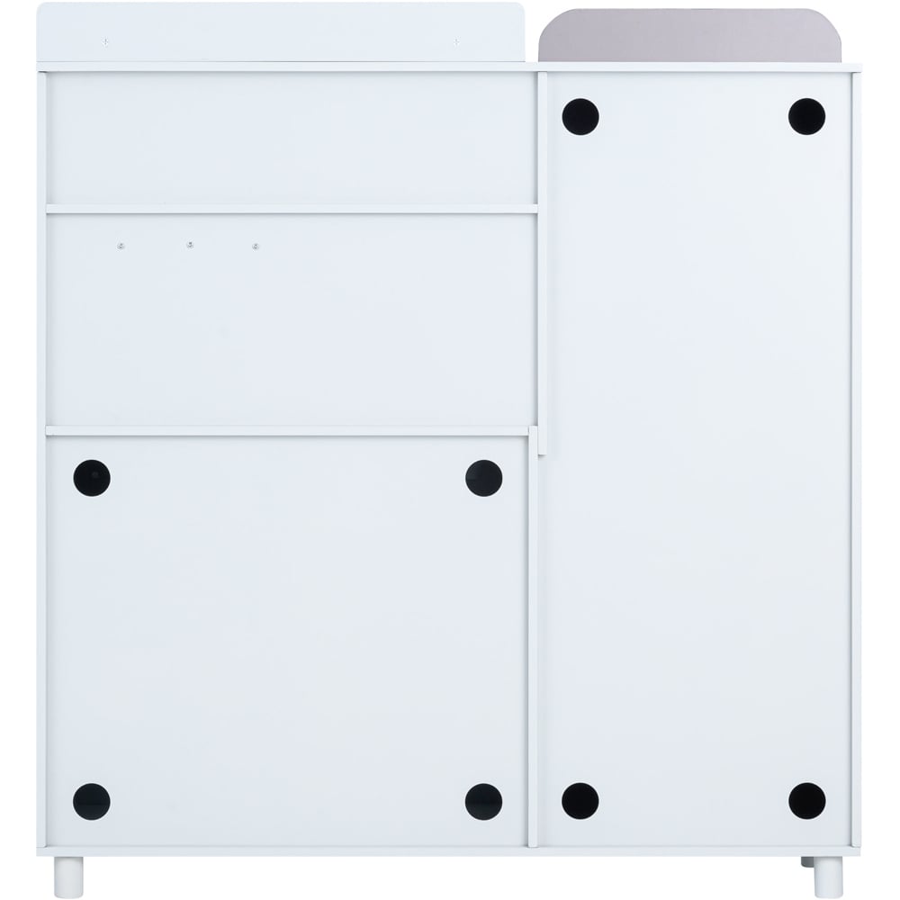 Teamson Kids Little Chef Mayfair Grey Retro Play Kitchen Image 4