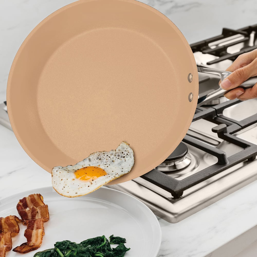 Ninja 5 Piece Extended Life Ceramic Frying Pan and Saucepan Set Image 3