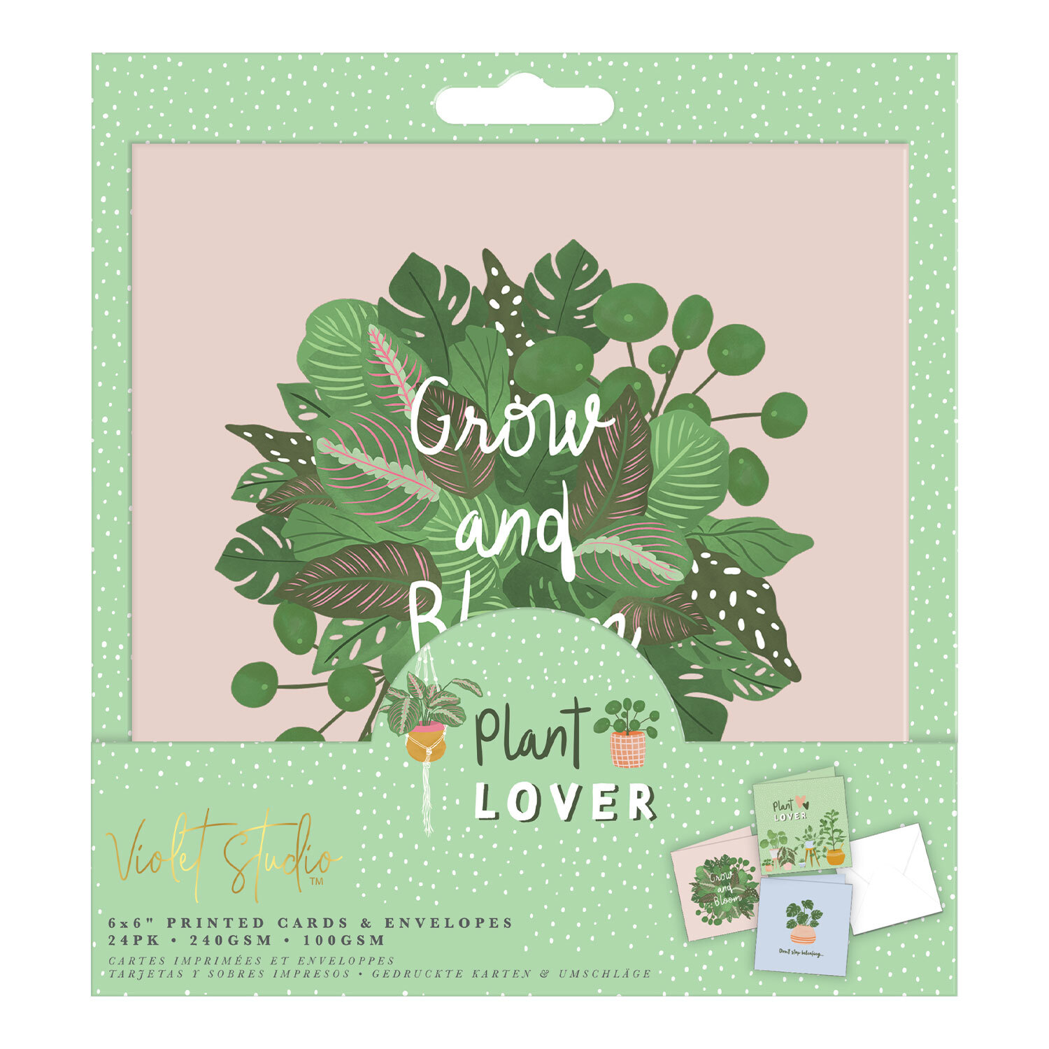 Violet Studio Plant Lover Printed Cards and Envelopes Image 1
