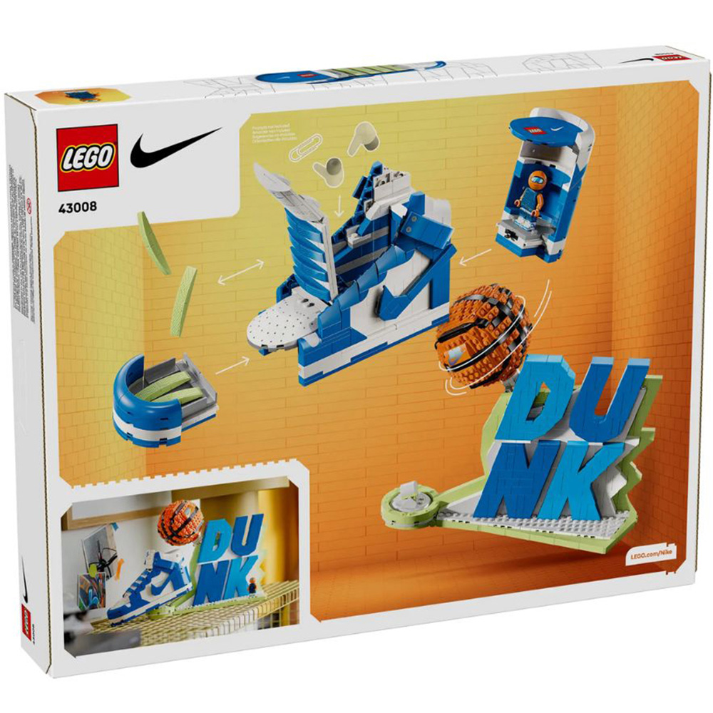 LEGO Nike 43008 Dunk X 1180 Pieces Image 6