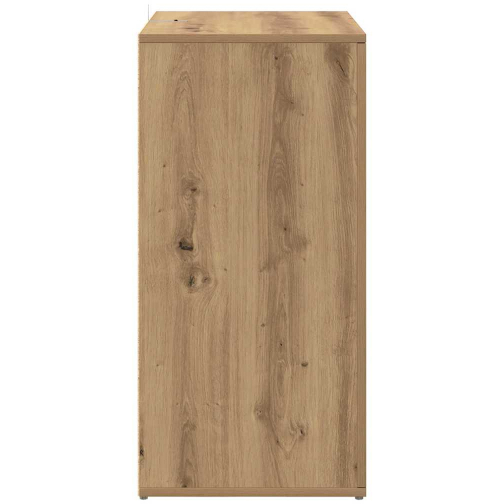 vidaXL Single Door 4 Drawer Artisan Oak Sideboard Image 7