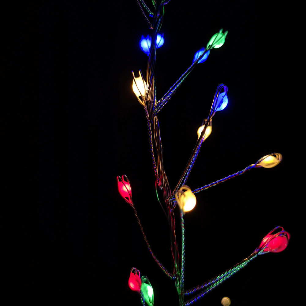 Premier UltraBrights 800 Multicolour LED Silver Pin Wire Christmas Cluster Light 5.5m Image 4