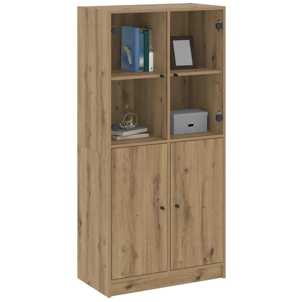 vidaXL 4 Door Artisan Oak Highboard Image 3