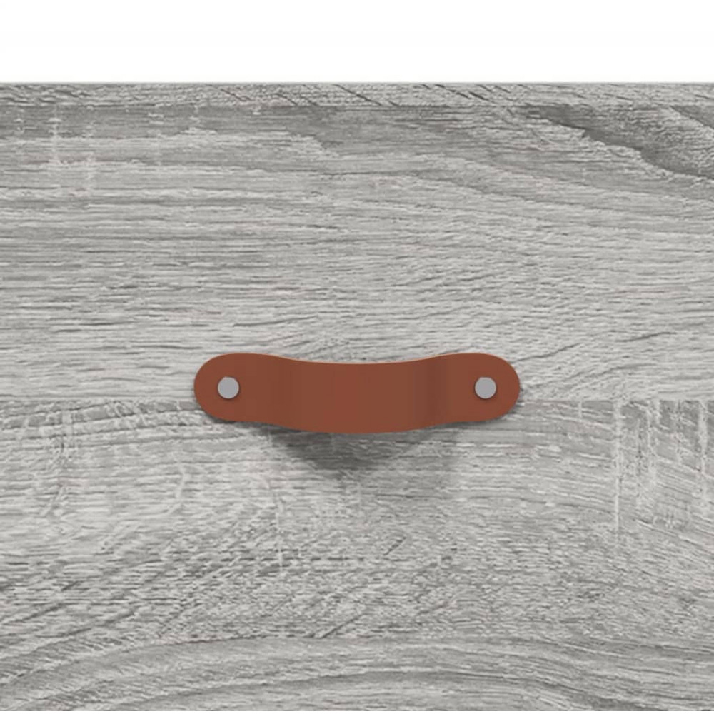vidaXL Single Door 2 Drawer 2 Shelf Grey Sonoma Highboard Image 9