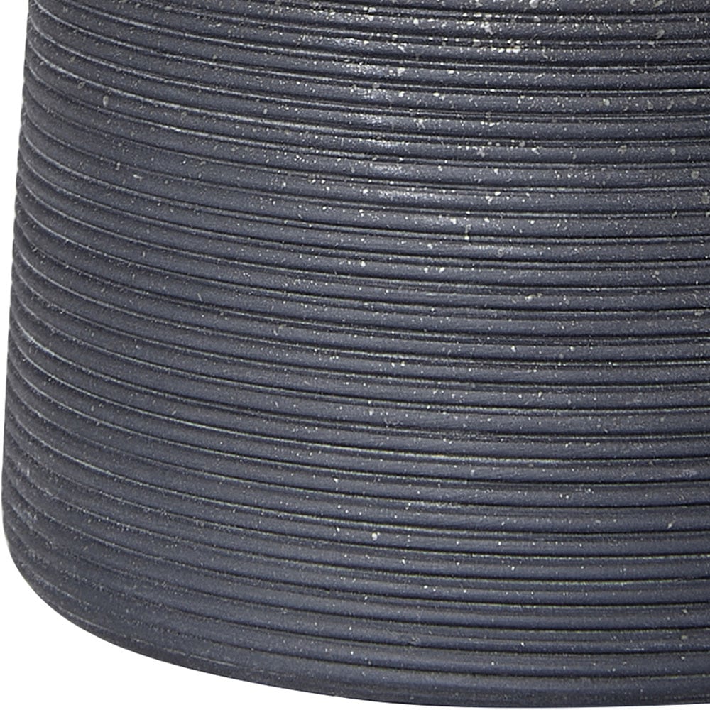 Living and Home Gradient Grey Ceramic Flower Vase Table Decor Ornament 14cm Image 5