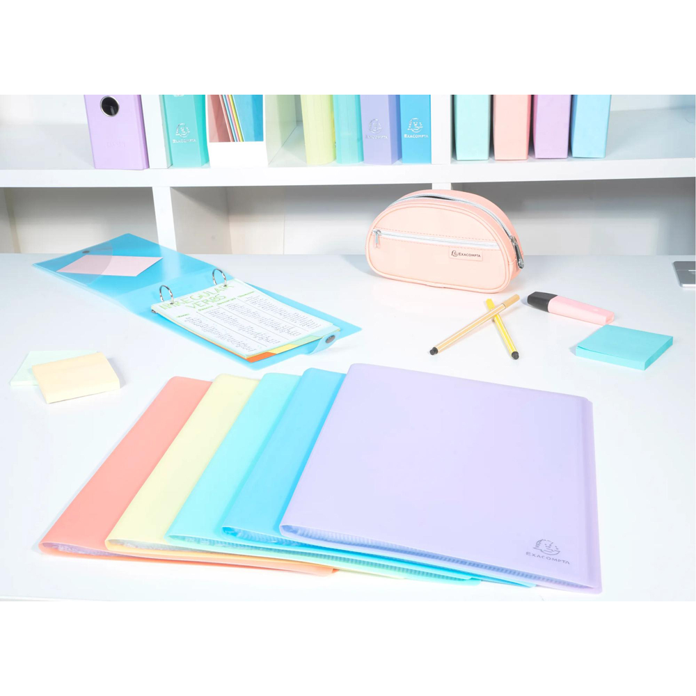 Exacompta A4 Multicolour Semi Rigid Display Book 60 Views 10 Pack Image 2