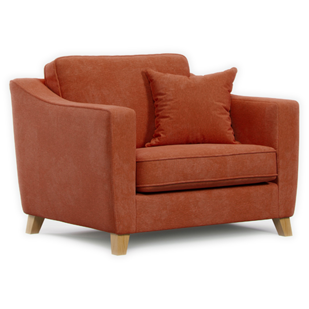 Marlon City Terracota Snuggle Chair Image 2