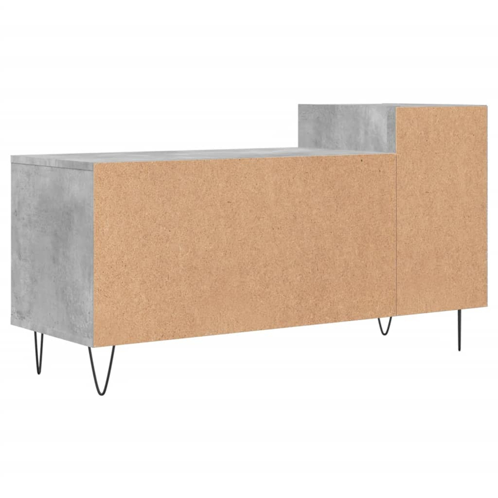 vidaXL 2 Door 3 Shelf Concrete Grey TV Cabinet Image 8