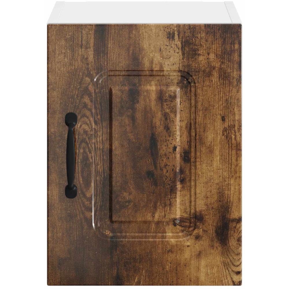 vidaXL Kalmar Single Door Smoked Oak Wall Mounted Kitchen Cabinet Set of 2 Image 5