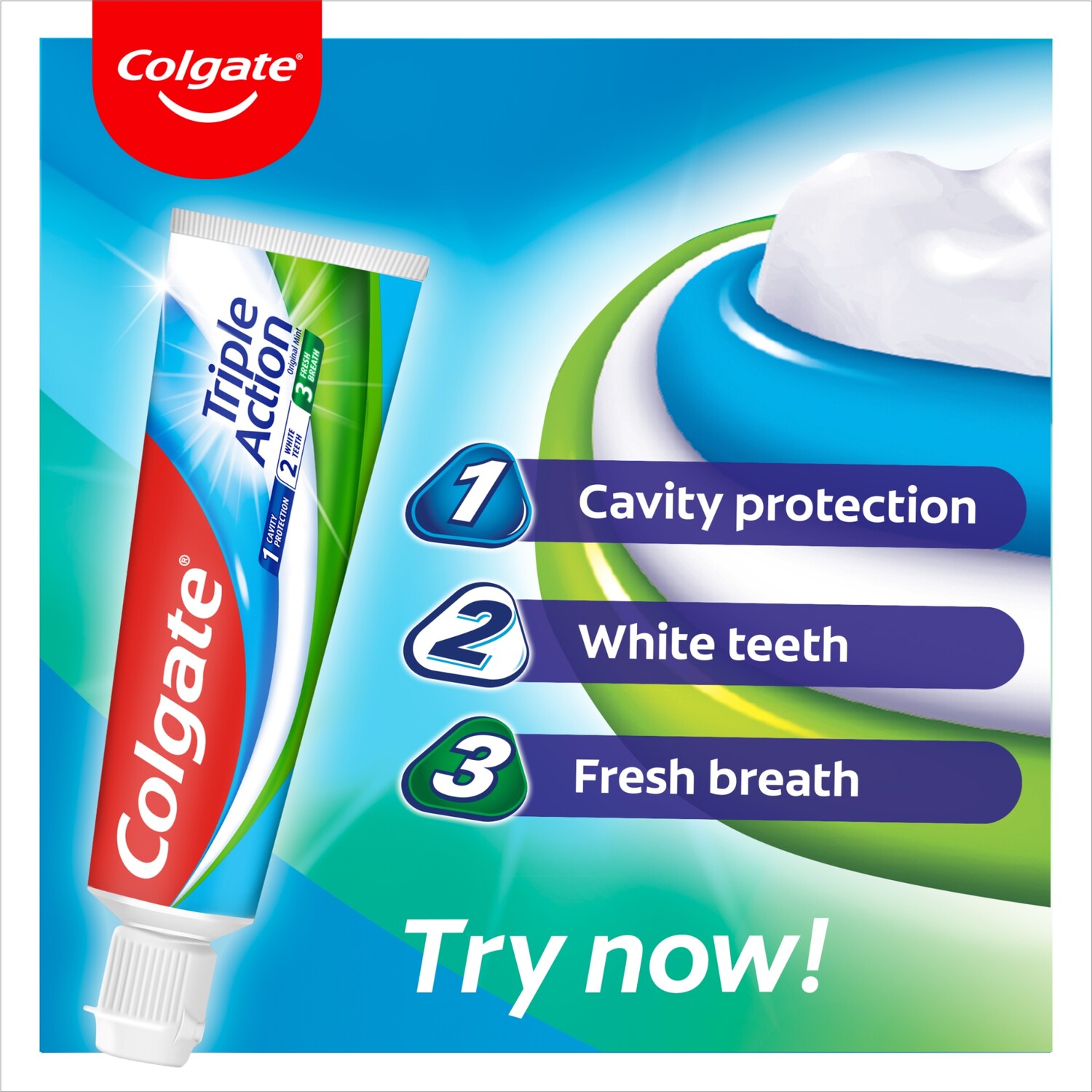 Colgate Triple Action Toothpaste 125ml Image 4
