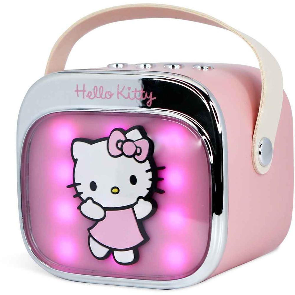 OTL Hello Kitty PopSing LED Light-Up Wireless Karaoke Speaker and Microphone Image 3