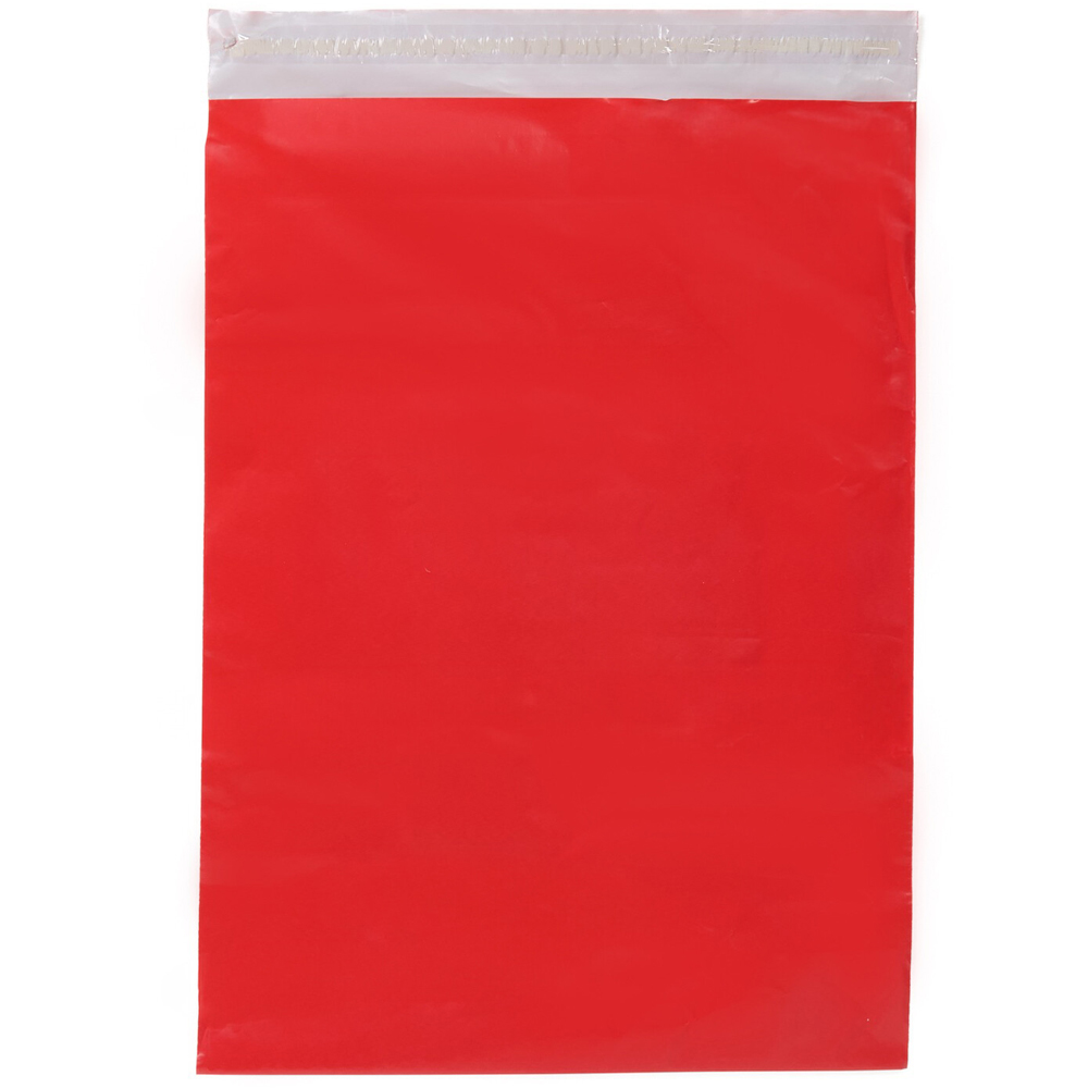 Pack of 50 Assorted Sizes Mailing Bags Red Image 6