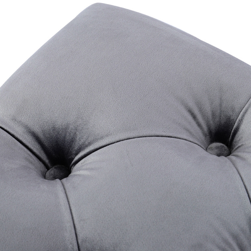 H&O Direct Velvet Storage Bench Image 4
