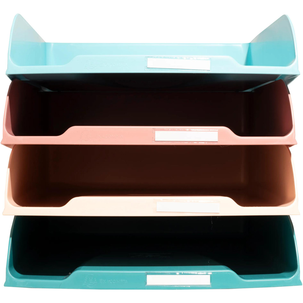 Exacompta Styli Skandi Multicolour Letter Tray 4 Pack Image 3