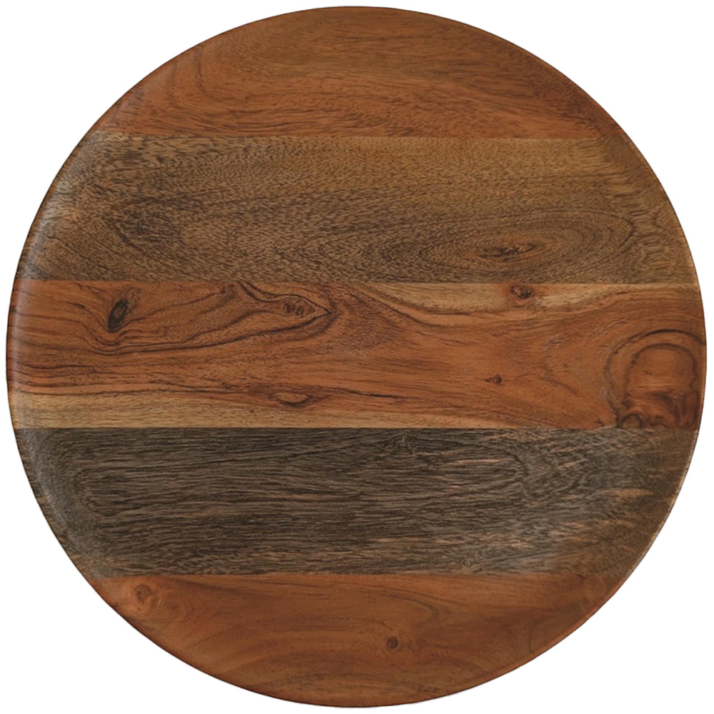 Acacia Home 28cm Wooden Serving Plate Image 1