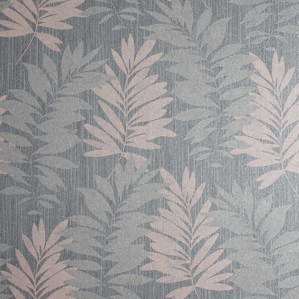 Arthouse Stardust Palm Pink and Grey Wallpaper Image 1