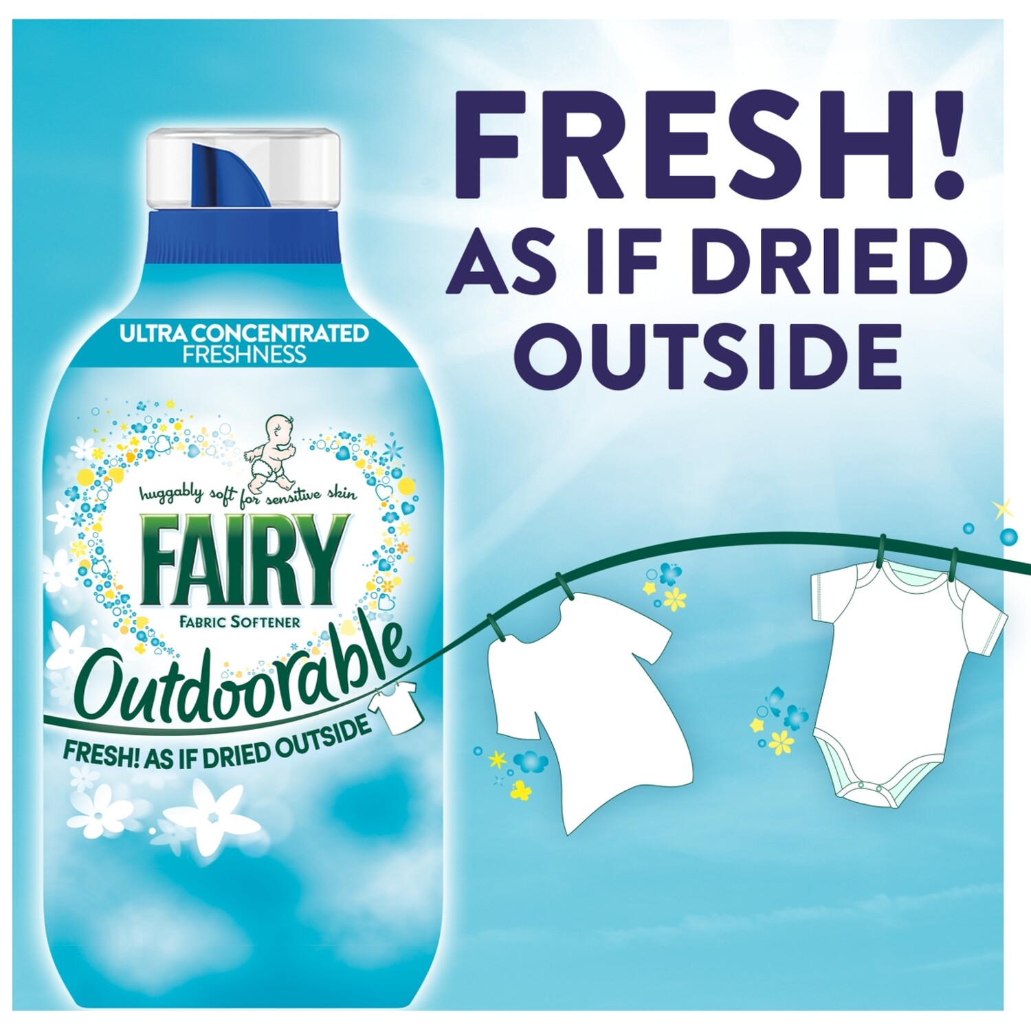 Fairy Outdoorable Freshness Fabric Softener Image 2
