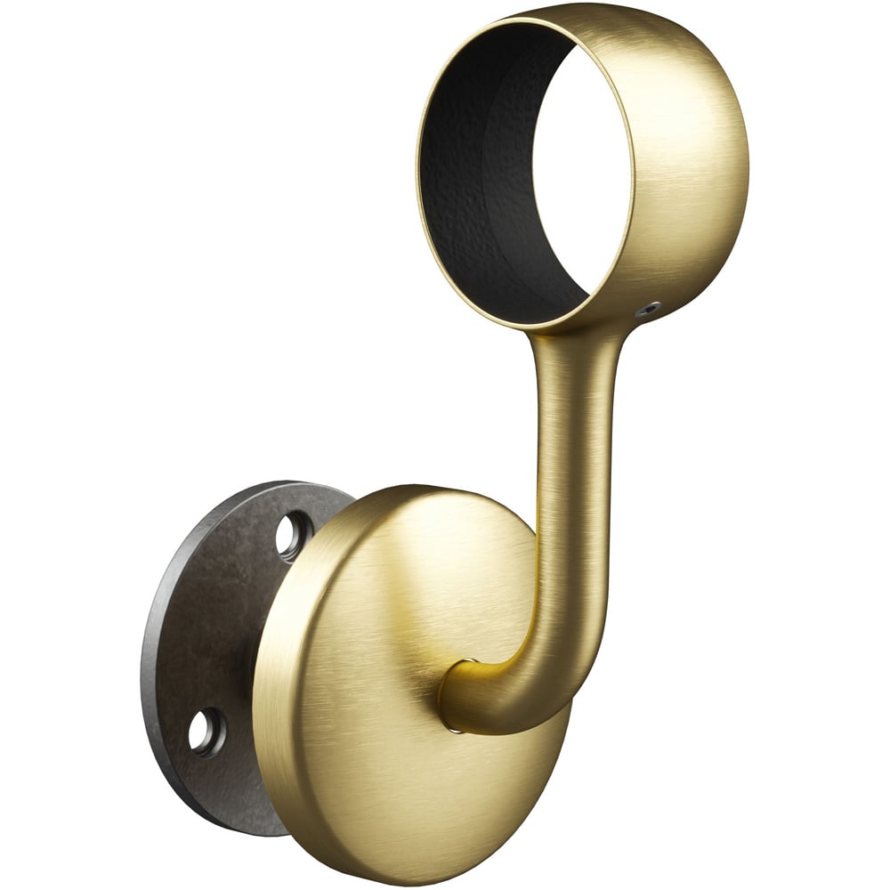 Rothley Satin Brass Stair Handrail Kit 2.4m Image 8