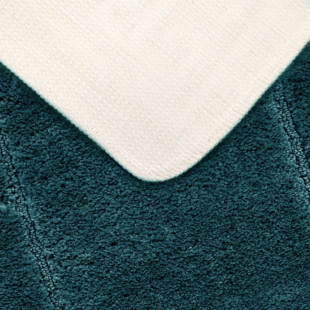 Velosso Mayfair Indigo Microfibre Bath Mat Set Image 4