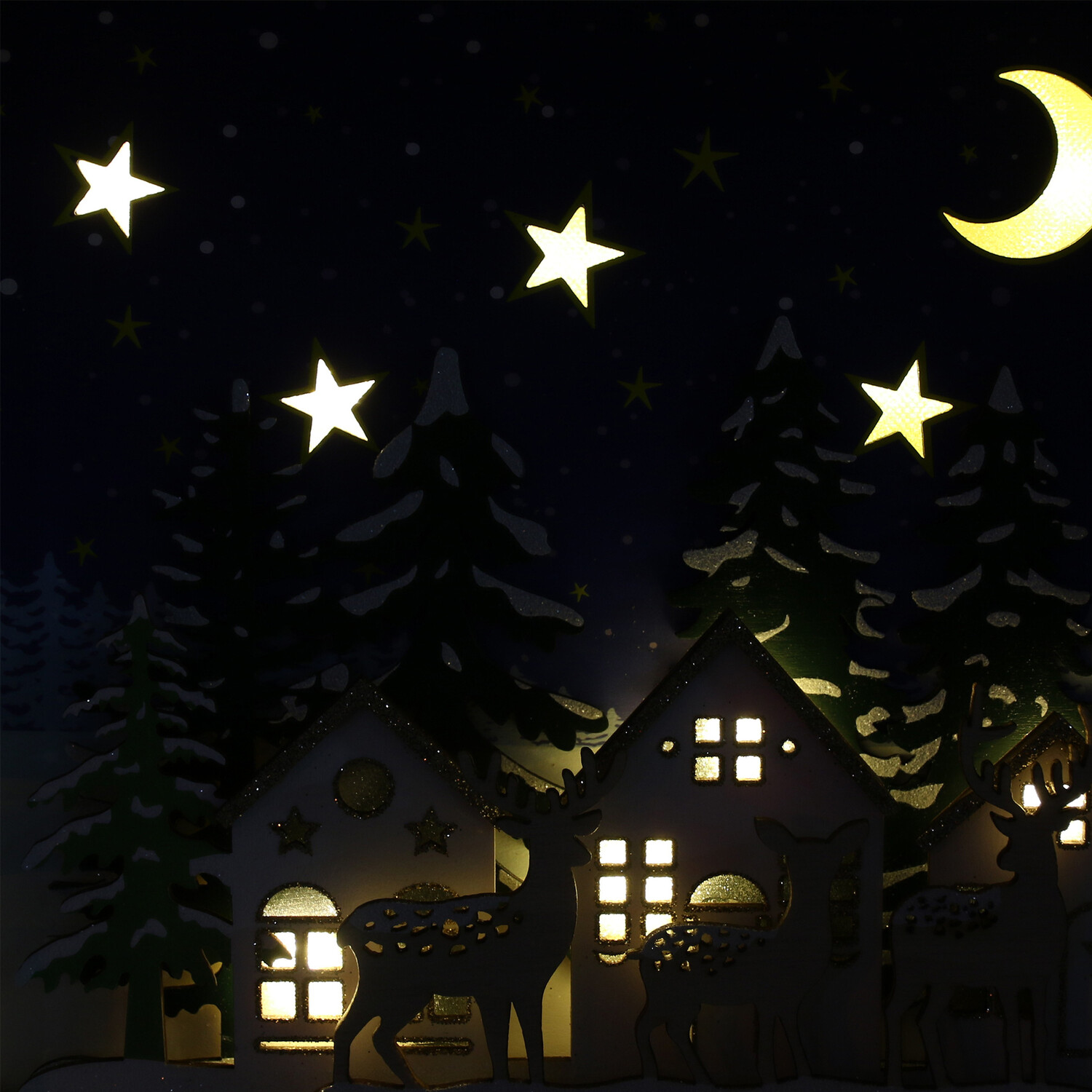 Nights Sky LED Wooden Advent Calendar Image 4