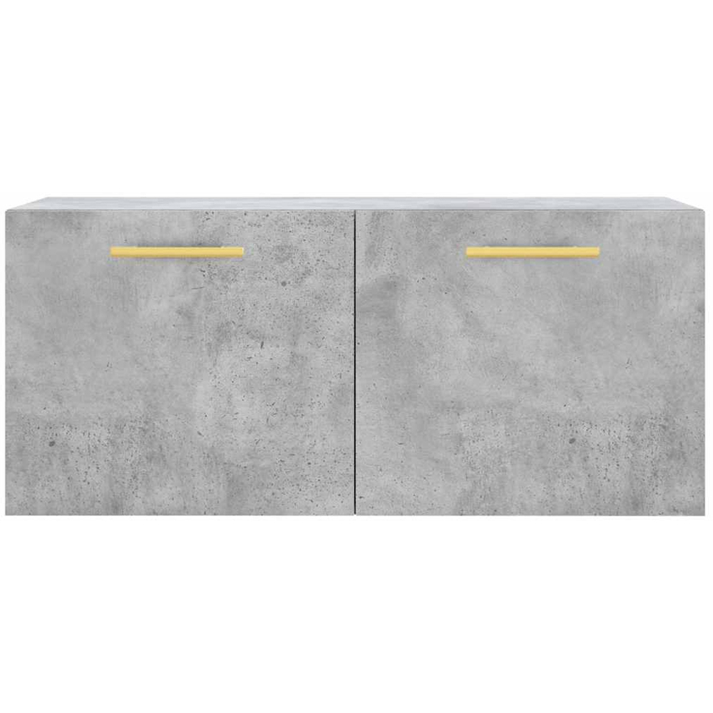 vidaXL 2 Door Concrete Grey Wall Cabinet Image 5