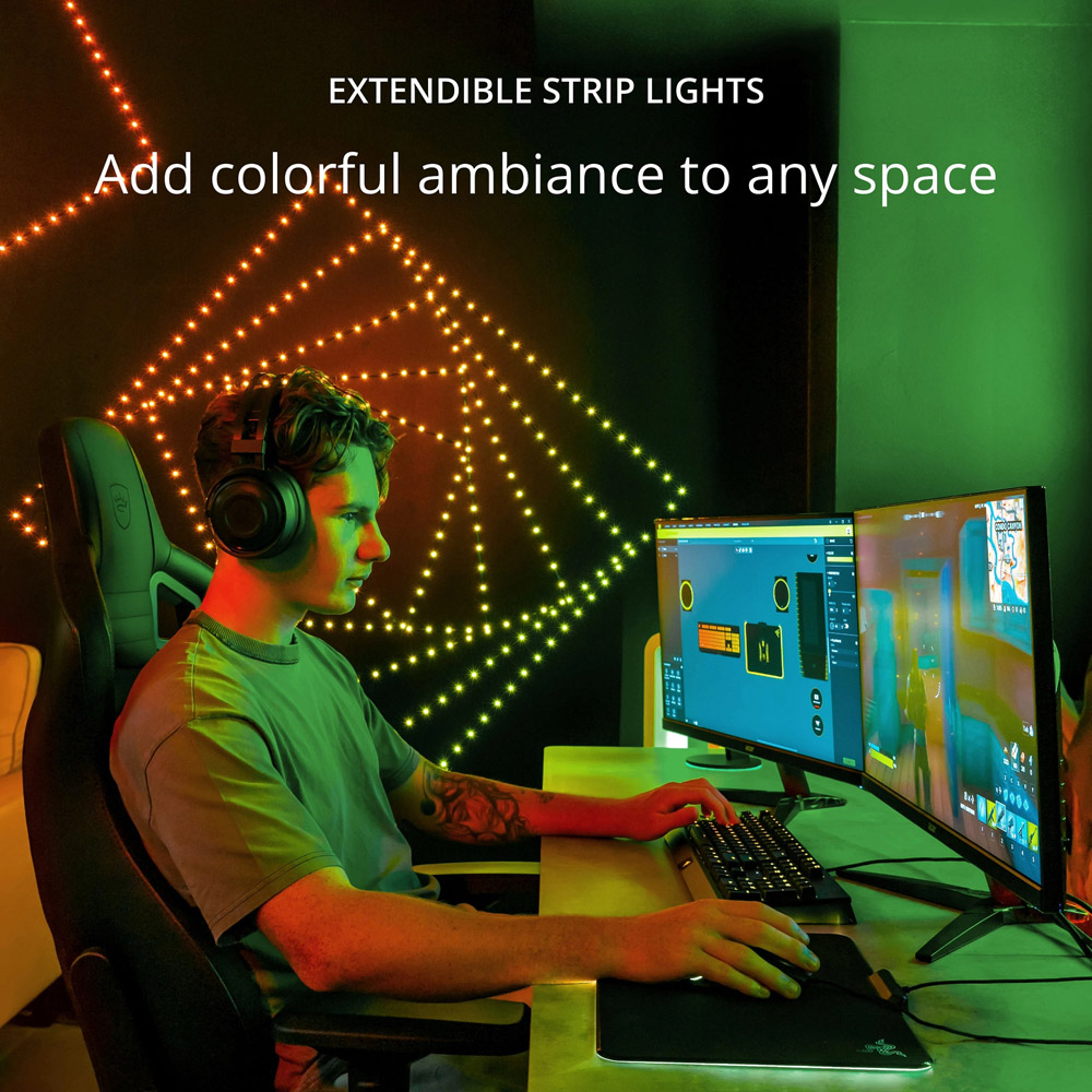 Twinkly Dots 400 RGB LED Smart Black Cable String Light 20m Image 6