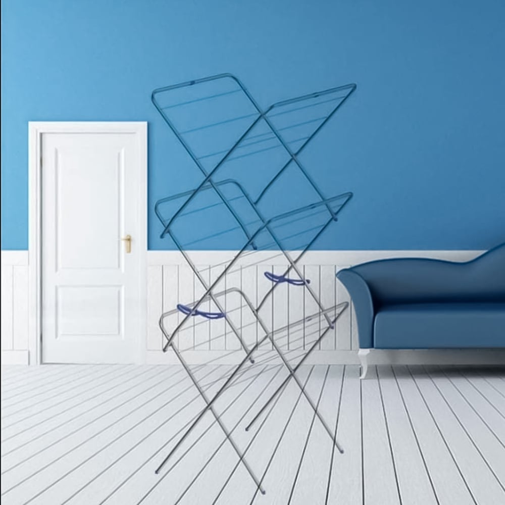 Highlands Homeware 3 Tier Clothes Airer Image 3
